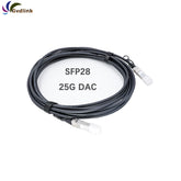 2.5m 3m MCP2M00-A02AE26N MCP2M00-A003E26N Mellanox Compatible 25G SFP28 Ethernet Passive DAC Twinax Cable